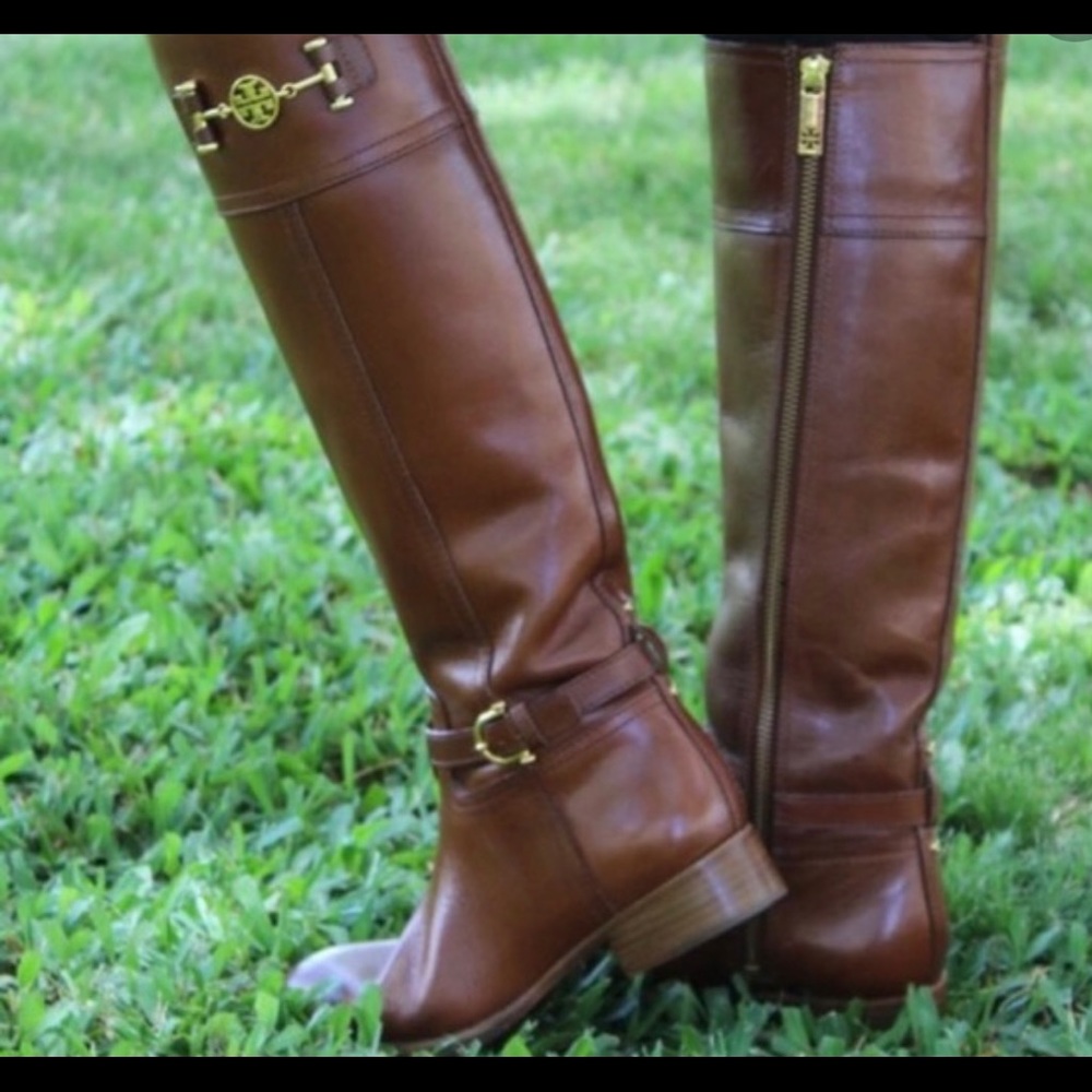 Tory Burch “Nadine Riding Boots” in size:6.5 color: Sienna